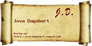 Jova Dagobert névjegykártya